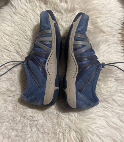 Womens Dansko Henriette Blue Suede Lace Sneakers Shoes Size EUR 39 US 8.5-9 - Picture 3 of 11