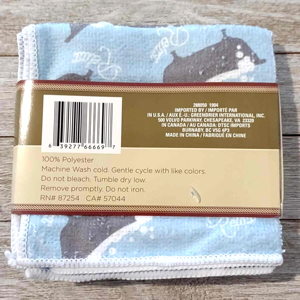 Home Collection Relax Paños Microfibra Poliéster 11" x 11" Pack de 4  Foto 2 de 2