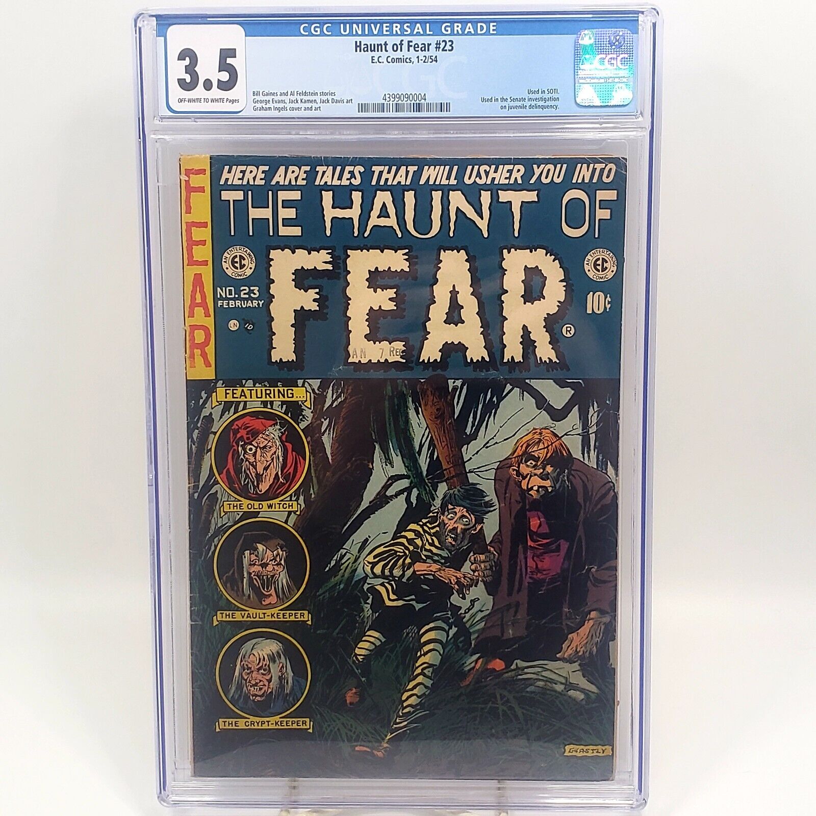 Haunt of Fear #23 (1954) [E.C. Comics] (CGC: 3.5)