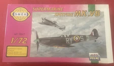 NEW Sealed 1:72 Scale Supermarine Spitfire MK.VB model airplane kit  Směr   0847