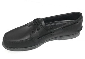 black sperrys men's