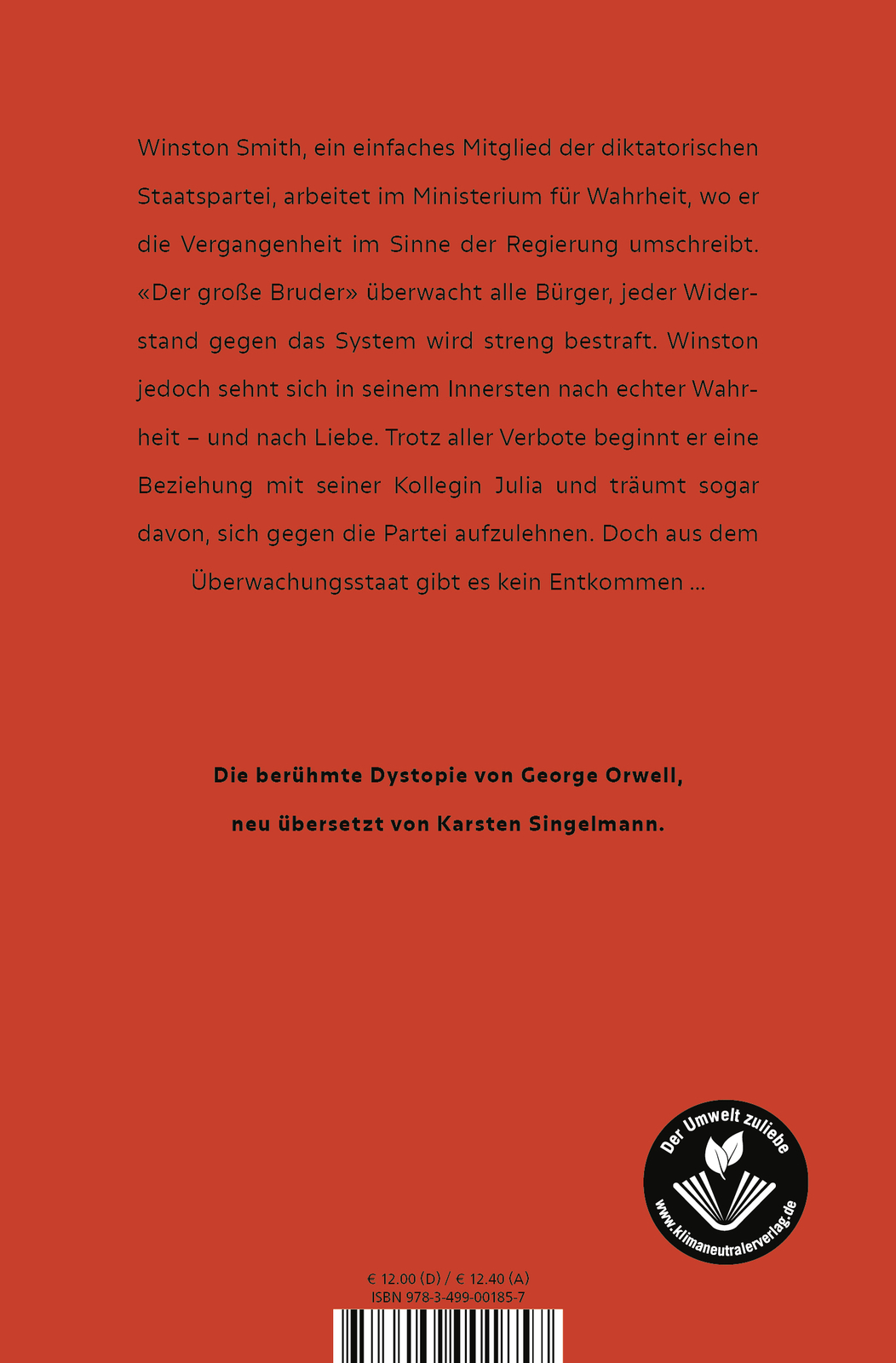 Thumbnail - George Orwell; Karsten Singelmann / 1984