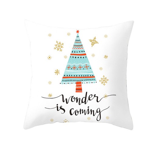 Christmas Throw Pillow Covers 18×18 Inch Xmas Cushion Cover Case Christmas Decor - Picture 9 of 31