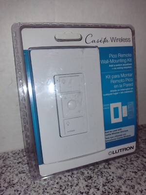 Lutron Pico Smart Remote Wall-Mounting Kit White. PJ2-WALL-WH-L01. NEW