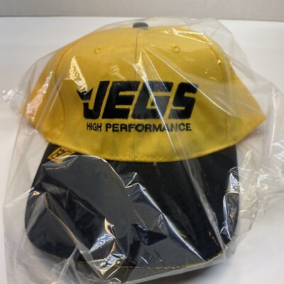 New JEGS  HIGH PERFORMANCE  HAT (YELLOW) A Must Have for any Gear Head.