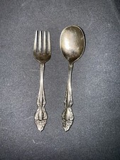 Vintage Rogers Oneida Toddler Fork And Spoon Set