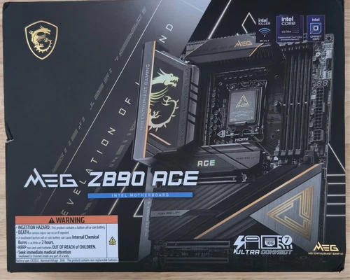 MSI MEG Z890 ACE LGA 1851 Intel Z890 SATA 6Gb/s ATX Motherboard