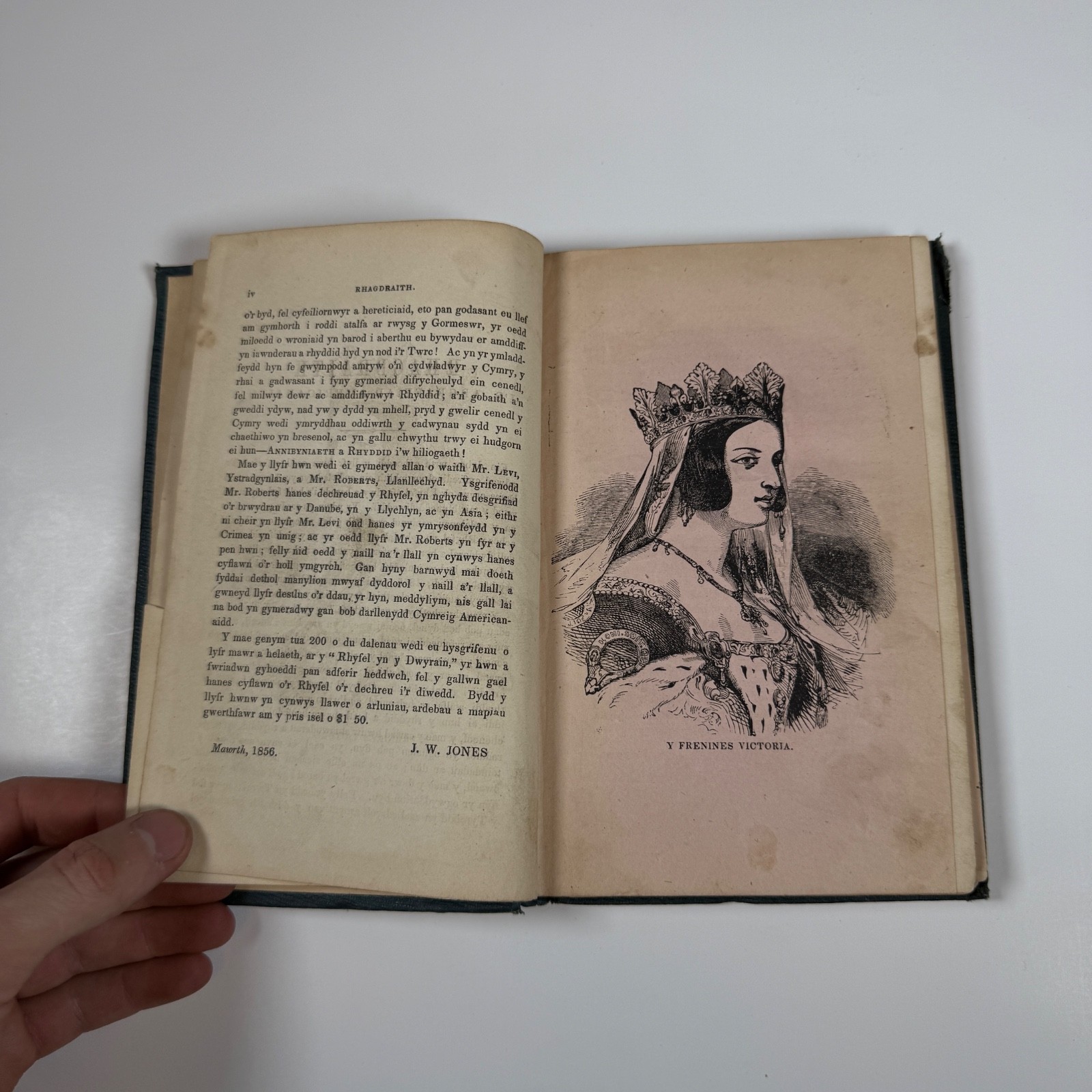 History of the War in the East By J Roberts 1856 Antique book Welsh Language