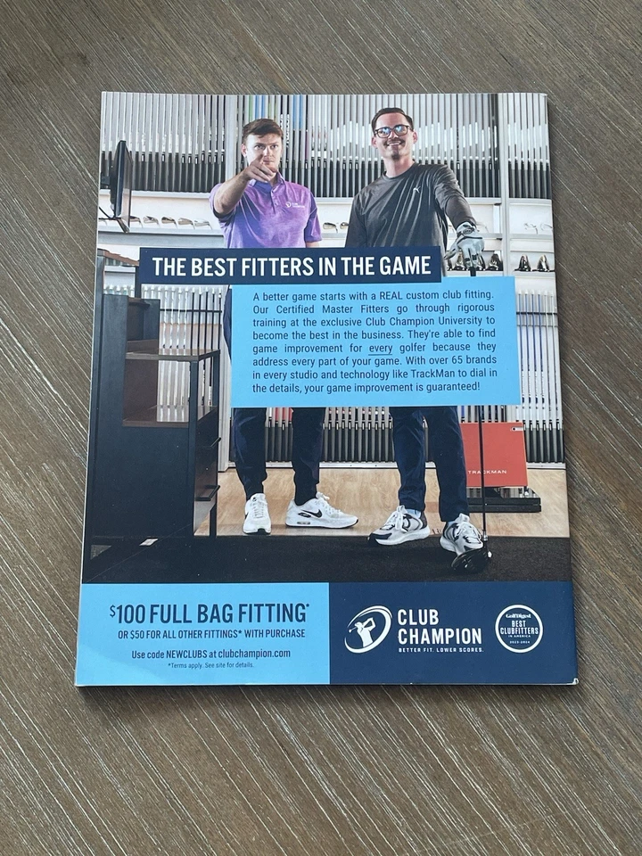 Revista Golf Digest firmada por Rory McIlroy auto ganador de Grand Slam Beckett Foto 2 de 3