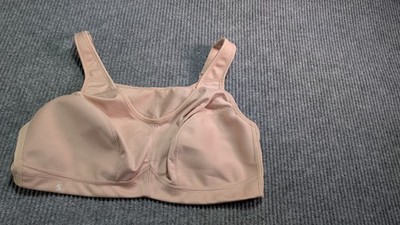 Glamorise MagicLift Posture Support WireFree Bra Full coverage Comfort Beige 42C