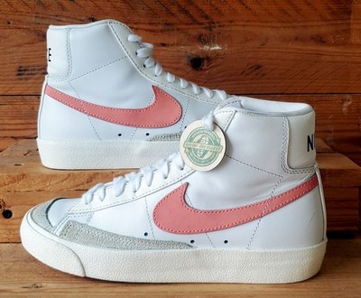 Nike Blazer 77 Mid Leather Sneaker UK3/US5,5/EU36 CZ1055-110 Weiß/Atomic Pink