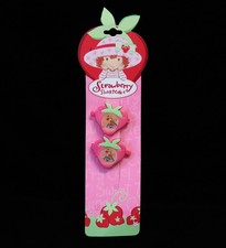 Strawberry Shortcake 2 Plastic Hair Barrettes Clips - NOS 2004