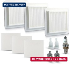 3 Pcs Air Filter With pre-filter For Echo PE-2620 PB-2620 SRM-2620 SRM-2620T SRM