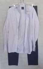 The Office TV Show Prop Wardrobe Costume Prop Andy Ed Helms Pants Shirt (01)
