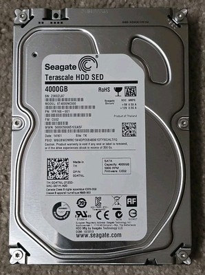 Seagate Terascale 4TB 3.5'' 5.9K 6G SATA SED HDD ST4000NC000