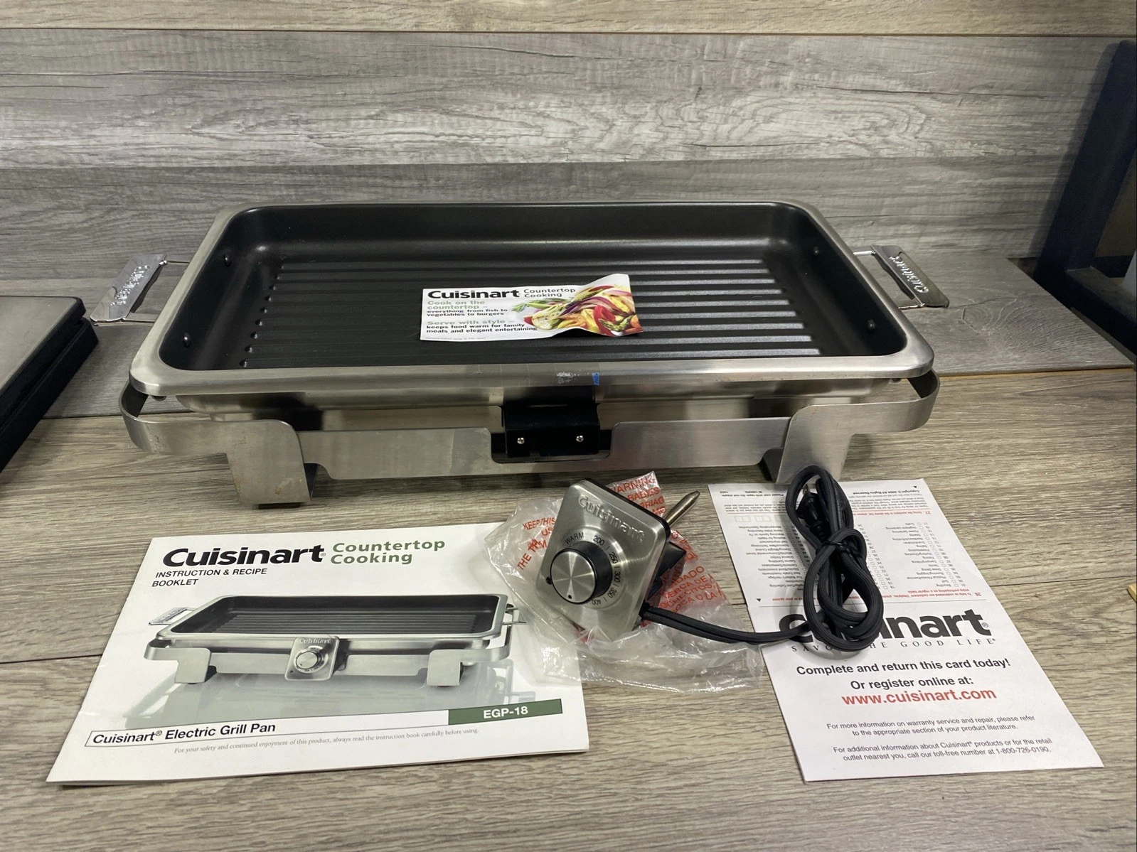 Cuisinart electric grill pan Compact Grill Tested Countertop
Opens in a new window or tab
