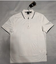 Boss Polston Tipped Zip Polo Slim Fit . Size - M