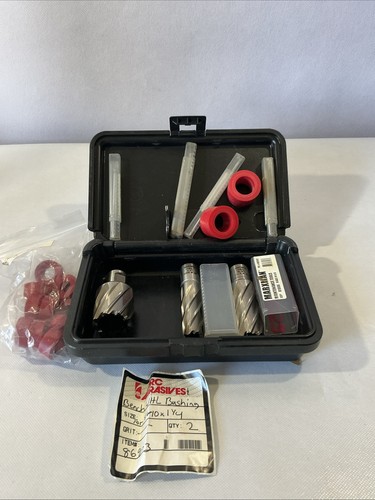 Marxman Mag drilling cutter slugger set of 3 With bench bushings and pilot Pins