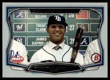 2015 Bowman Draft Picks & Prospects Night Garrett Whitley Rookie Tampa Bay Rays