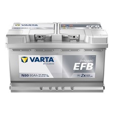 VARTA N80 Blue Dynamic EFB 80Ah Start Stop Autobatterie 580 500 080 Batterie F22