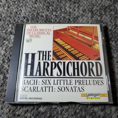 Bach Scarlatti Harpsichord CD 1990 Classical LaserLight Digital