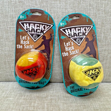 Original Hacky Sack Footbag Lot of 2 Red Yellow Green NEW Sealed