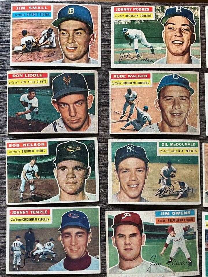 1956 Topps Baseball Lot of (27) Cards - Decent Shape SEE! | eBay