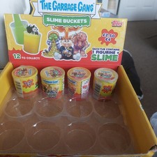 GARBAGE PAIL KIDS ORIGINAL DISPLAY BOX WITH 4 SEALED SMILE TUBS