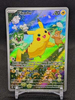 Pikachu SVP 088 Black Star Promo 88 Paldea Adventure Chest NM