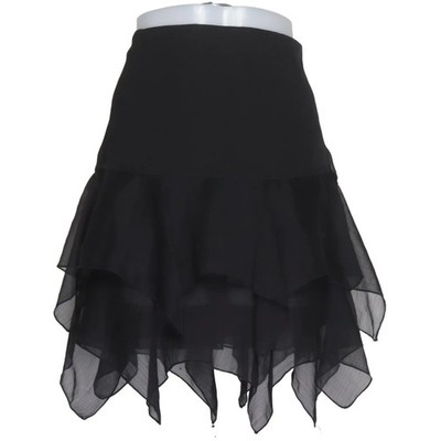 3 Suisses, Rock, Größe: 38, Schwarz, Baumwolle/Polyester, Einfarbig, Damen #3g0