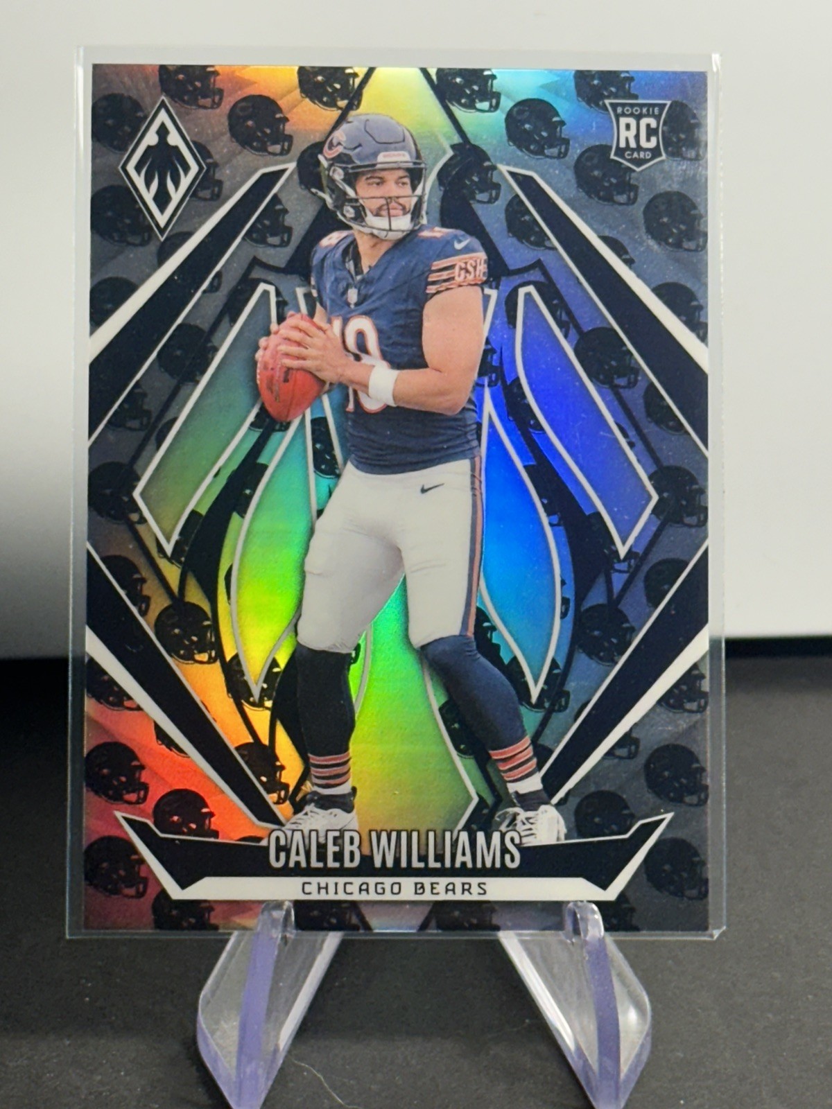 Caleb Williams 2024 Panini Phoenix Team Helmet Silver Prizm RC /399 #151 Rookie