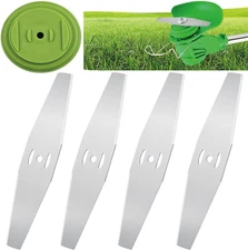 5PCS 6" Grass Cutter Replacement Blades,Battery Operated Weedeater Attachments,B