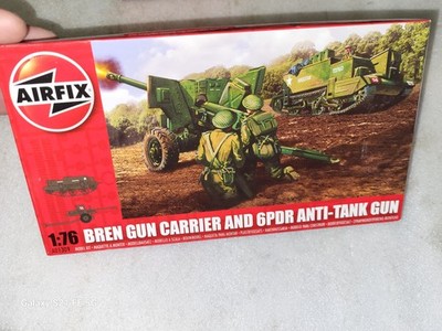 Airfix Bren  Carrier & 6 Pdr Anti Tank Model Kit 1/76 A01309