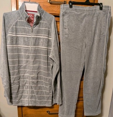 Y2K Ecko Unltd Velour Track Suit Set Streetwear Mens Skater  