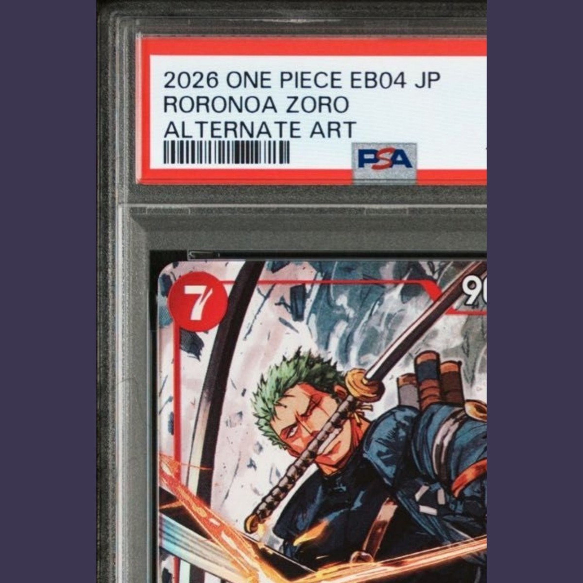 CGC10 PRISTINE金PSA10以上　ゾロ　EB04-007 CGC10 PRISTINE金PSA10以上 ゾロ EB04-007 PSA 10 Roronoa Zoro EB04