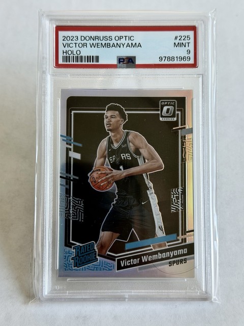 Victor Wembanyama 2023 Panini Donruss Optic Rated Rookie Holo