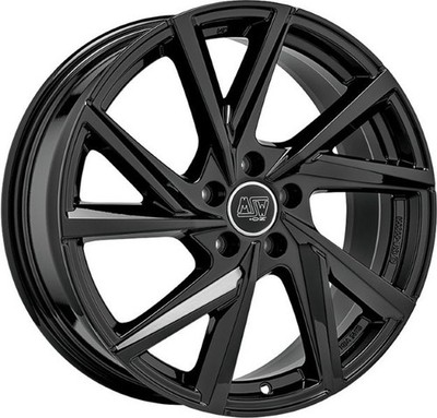 MSW 80/5 Alufelgen Satz GLOSS BLACK 6,5x18 ET38 LK5 114 18 Zoll Felgen Alu