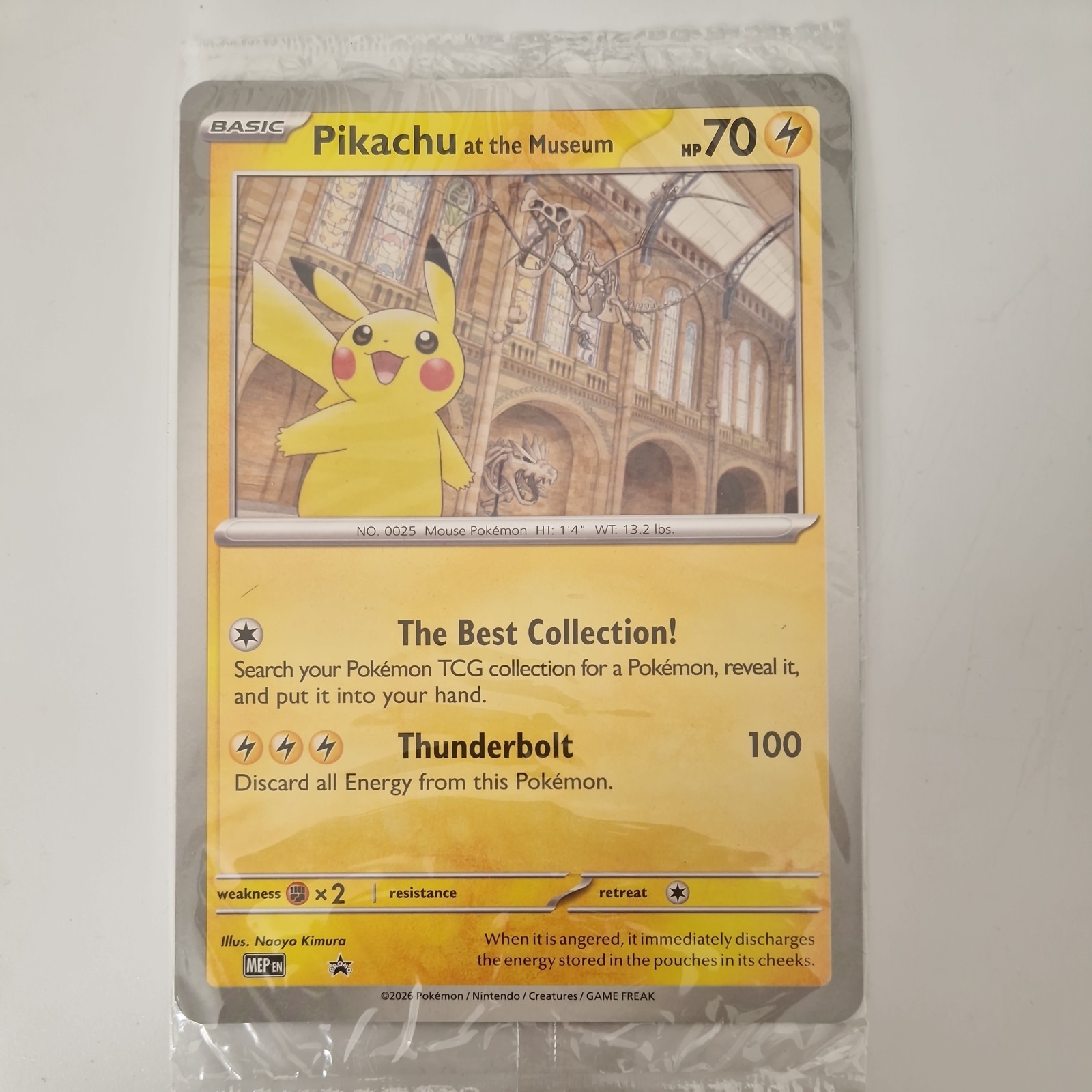 POKEMON - PIKACHU AT THE MUSEUM Oversize Promo