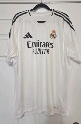 Adidas Real Madrid White Home Jersey (Sz 2XL) Official Licensed | eBay