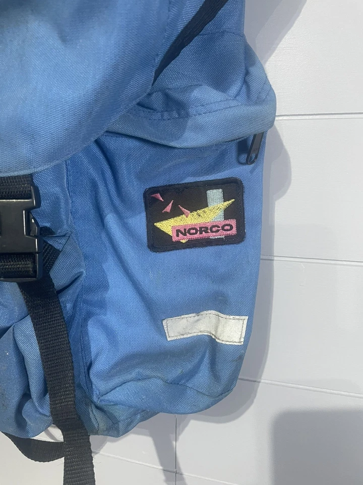 Vintage Norco The Bicycle People Messenger Bag Blue - Image 2 of 4