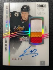 23-24 Premier Hockey Acetate Rookie Auto Patch AR-CZ Connor Zary #/249