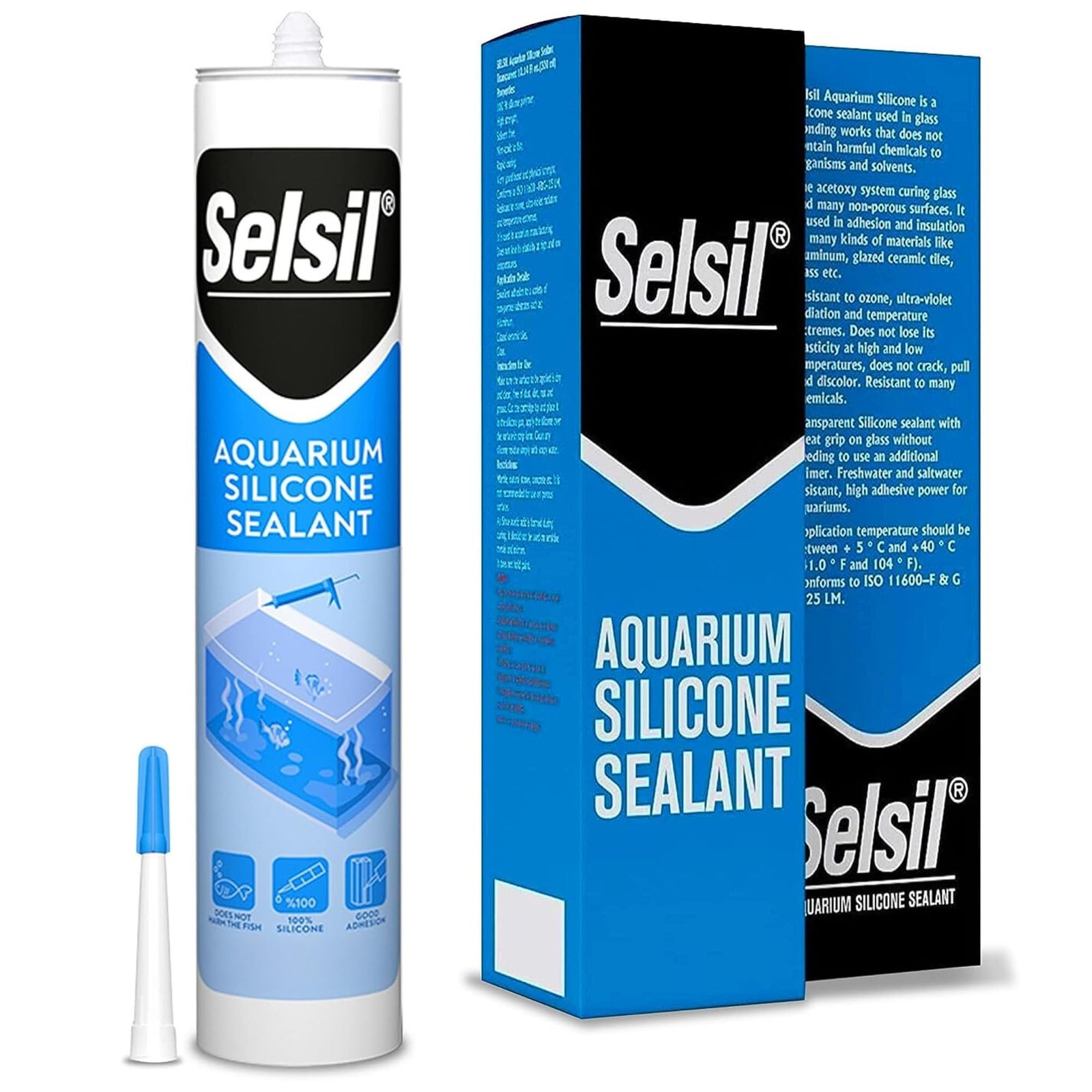 Aquarium Safe Silicone Sealant - High Elasticity, Non-Toxic, Solvent-Free for Fish Tanks
