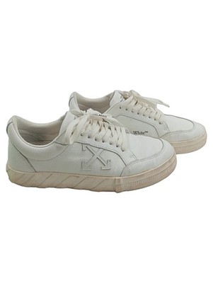 Off-White Low Vulcanized Sneaker Weiß Gr. 44 Herren Leder Streetwear