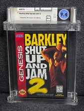 Sega Genesis BARKLEY SHUT UP AND JAM 2 Wata 9.4 A++ NEW TOP POP 1 Sealed VGA CGC