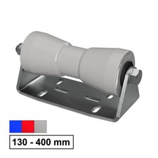Rouleau de quille en polyuréthane avec support B galvanisé