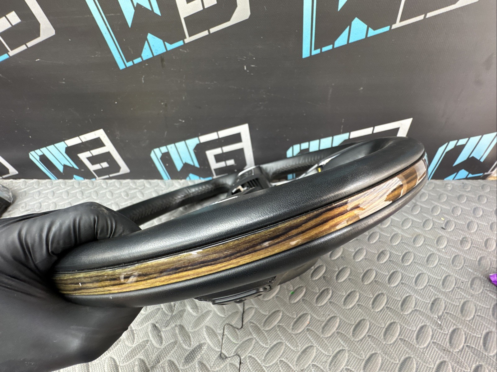 OEM 2014-2023 MASERATI QUATTROPORTE GHIBLI STEERING WHEEL LEATHER W/ WOOD TRIM