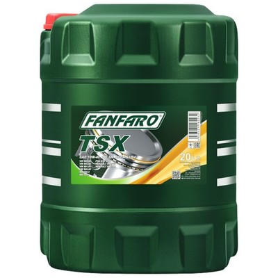 1x 20L FANFARO TSX 10W-40 TEILSYNTHETISCHES MOTORÖL API SN MB 229.1