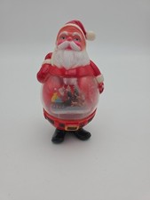 Vintage Santa Claus Snow Globe Holiday Decor READ