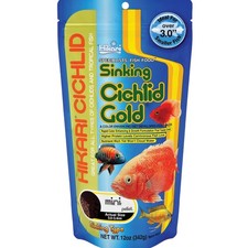 12-Ounce Sinking Cichlid Gold Pellets for Pets, Mini