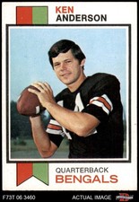 1973 Topps #34 Ken Anderson  Bengals RC Augustana 7 - NM